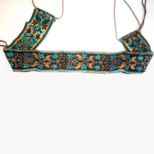 Load image into Gallery viewer, Bandwidth waist seal ethnic style Tibetan clothes robe with string waist chain retro embroidery women's national style