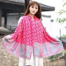 Load image into Gallery viewer, Nepal Ethnic style shawl scarf