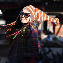 Load image into Gallery viewer, Outdoor Nepal Handmade Wool Felt Reggae National Style Personalized Knitted Hat Dirty Braided Hat Ear Protection Hat