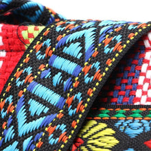 Load image into Gallery viewer, Linen Thai Embroidery Totes Shoulder Tassels National Tibet Floral Soft Bags - hiblings
