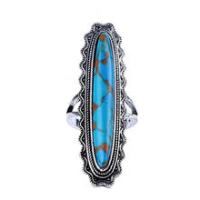 Load image into Gallery viewer, Vintage Look Tibet Alloy Antique Plated Personality Green Ring - hiblings