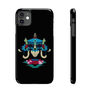 Tibetan style print Slim Phone Cases for iPhone 14, 13, 12,11 series