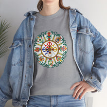 Load image into Gallery viewer, Tee Tibetan Traditional Eight Treasures Pattern Styles Unisex Heavy Cotton
