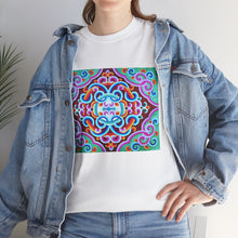 Load image into Gallery viewer, Tibetan Vintage Pattern printing T-shirt Unisex Heavy Cotton Tee
