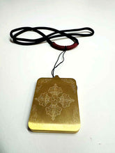 Load image into Gallery viewer, Hand-painted Tibetan Rnam-bcu Dbang-ldan Small Thangka Necklace
