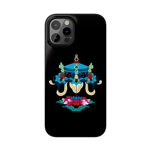 Tibetan style print Slim Phone Cases for iPhone 14, 13, 12,11 series