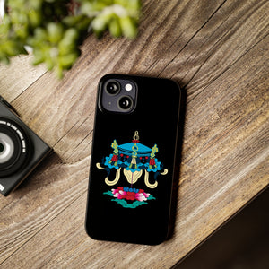 Tibetan style print Slim Phone Cases for iPhone 14, 13, 12,11 series