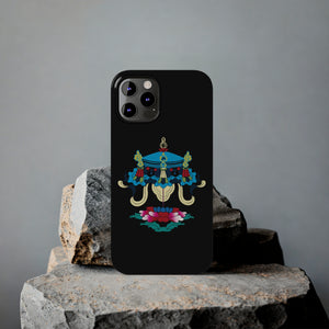 Tibetan style print Slim Phone Cases for iPhone 14, 13, 12,11 series