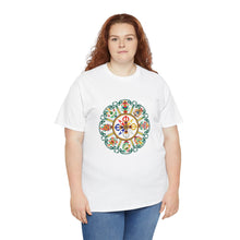Load image into Gallery viewer, Tee Tibetan Traditional Eight Treasures Pattern Styles Unisex Heavy Cotton
