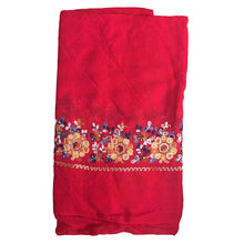 Load image into Gallery viewer, Embroidery Ethnic Style Literary and Artistic Embroidery Cotton and Linen Scarf Shawl Dual-purpose Women&#39;s Spring, Autumn and Winter Silk Scarf
