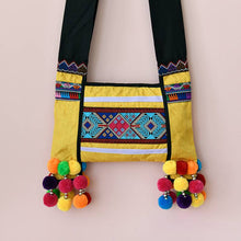 Load image into Gallery viewer, New Wide Shoulder Strap Ethnic Style Embroidered Cloth Bag Single Shoulder Messenger Bag Casual Fringed Bag Small Bag
