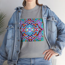 Load image into Gallery viewer, Tibetan Vintage Pattern printing T-shirt Unisex Heavy Cotton Tee

