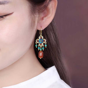 New Original Design Is Classic, Fashionable, Red, Exquisite, Elegant Earrings, Slimming Earrings, and Ear Clips for Women