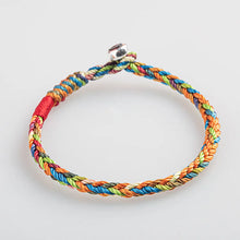 Load image into Gallery viewer, Handmade Tibetan Bracelet Colorful Thread Good Lucky Charm Rope Bracelet &amp; Bangles For Women Men Knots Red Thread Bracelets
