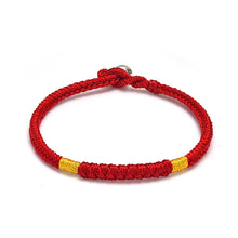 Load image into Gallery viewer, Handmade Tibetan Bracelet Colorful Thread Good Lucky Charm Rope Bracelet &amp; Bangles For Women Men Knots Red Thread Bracelets
