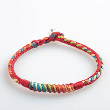 Load image into Gallery viewer, Handmade Tibetan Bracelet Colorful Thread Good Lucky Charm Rope Bracelet &amp; Bangles For Women Men Knots Red Thread Bracelets
