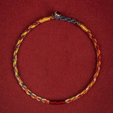 Load image into Gallery viewer, Handmade Tibetan Bracelet Colorful Thread Good Lucky Charm Rope Bracelet &amp; Bangles For Women Men Knots Red Thread Bracelets
