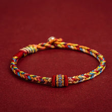 Load image into Gallery viewer, Handmade Tibetan Bracelet Colorful Thread Good Lucky Charm Rope Bracelet &amp; Bangles For Women Men Knots Red Thread Bracelets
