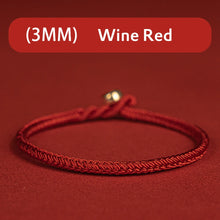 Load image into Gallery viewer, Handmade Tibetan Bracelet Colorful Thread Good Lucky Charm Rope Bracelet &amp; Bangles For Women Men Knots Red Thread Bracelets
