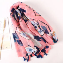 Load image into Gallery viewer, Cotton Scarf Women Large Shawls Pashmina Muslim Hijab Foulard Design Print Lady Beach Stole Head Scarves

