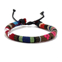 Load image into Gallery viewer, Nepal Ethnic Bohemia Rope Bracelet Men Women Fabric Fil Tissu Bracelet For Men Wristbands Pulseras Hilo Tela Hombre
