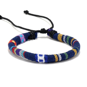 Nepal Ethnic Bohemia Rope Bracelet Men Women Fabric Fil Tissu Bracelet For Men Wristbands Pulseras Hilo Tela Hombre