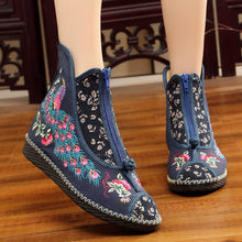 Load image into Gallery viewer, Flat-bottomed Spring and Summer Single-boot Ethnic Embroidered Shoes
