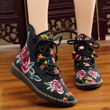 Load image into Gallery viewer, Flat-bottomed Spring and Summer Single-boot Ethnic Embroidered Shoes
