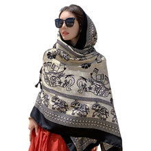 Load image into Gallery viewer, Outdoor Leisure Ethnic Style Comfortable Breathable Scarf Big Shawl
