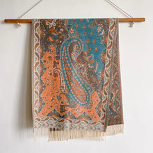 Load image into Gallery viewer, New Tibetan Scarf Female Shawl Retro Cashew Poncho Scarf
