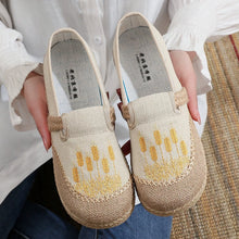 Load image into Gallery viewer, New Ethnic Style Lazy Fisherman Shoes Linen Comfortable Breathable Women's Shoes Retro Style Soft Sole Cloth Shoes
