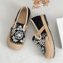 Load image into Gallery viewer, Casual One-pedal Women's Shoes, The Original Craft Embroidered Light-mouth Single Shoes
