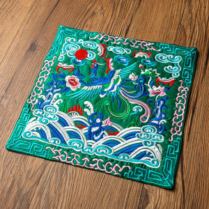Embroidered Cup Mat National Style Cup Mat