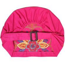 Load image into Gallery viewer, Ethnic Style Embroidered Headscarf Hat Single-layer Small Hat Thin Headgear Hat
