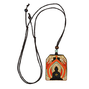 Buddha Heart Embroidery Small Fragrant Bag Ancient Style Pendant Fragrant Bag Safety Charm Pendant Guard Blessing Bag
