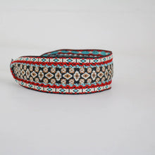 Load image into Gallery viewer, Vintage Ethnic Style Cotton and Linen Embroidery Floral Garland Pattern Fabric Lace Exquisite Headband Bohemian Headdress Head Buckle
