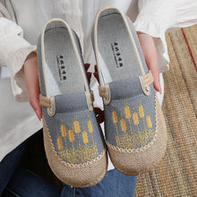 Load image into Gallery viewer, New Ethnic Style Lazy Fisherman Shoes Linen Comfortable Breathable Women's Shoes Retro Style Soft Sole Cloth Shoes
