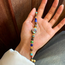 Load image into Gallery viewer, Original Tibetan Handmade Braided Rope Natural Lapis Lazuli Blue Nepalese Bracelet

