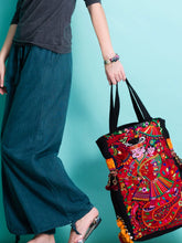 Load image into Gallery viewer, Original Ethnic Style Retro National Tide National Embroidery Shoulder Bag Bag Large Capacity Canvas Women's Bag

