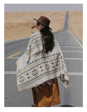 Load image into Gallery viewer, Ethnic Style Wearing Shawl Outside Women's 2026 New Cape Scarf
