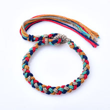 Load image into Gallery viewer, Tibetan Handwoven Colorful Handrope Bracelet Rope Wealth God Bracelet
