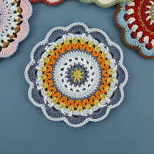 Load image into Gallery viewer, Non-slip Hand-woven Exquisite Large Coaster Sweet Wool Crocheted Vase Mat New Handmade Knitted Flower
