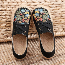 Load image into Gallery viewer, Spring Fresh Round Head Cloth Shoes Fashionable Shallow Mouth Women&#39;s Shoes
