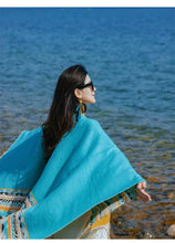 Load image into Gallery viewer, Ethnic Style Wearing Shawl Outside Women's 2026 New Cape Scarf
