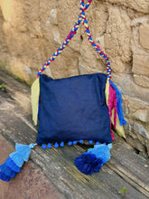 Load image into Gallery viewer, Ethnic Style Embroidered Diagonal Hanging Small Bag, Fringed Bag, Ancient Style Embroidered Bag
