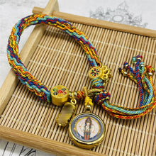 Load image into Gallery viewer, Tibet Hand-woven Diamond Rope Hand Rope Bracelet Jewelry Gifts
