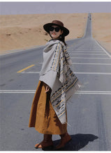 Load image into Gallery viewer, Ethnic Style Wearing Shawl Outside Women's 2026 New Cape Scarf
