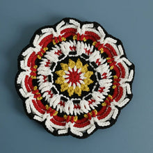 Load image into Gallery viewer, Non-slip Hand-woven Exquisite Large Coaster Sweet Wool Crocheted Vase Mat New Handmade Knitted Flower
