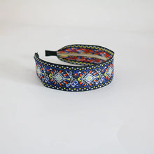 Load image into Gallery viewer, Vintage Ethnic Style Cotton and Linen Embroidery Floral Garland Pattern Fabric Lace Exquisite Headband Bohemian Headdress Head Buckle
