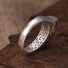 Load image into Gallery viewer, New Jewelry Vintage Six Word Truth Bucket Beads Rotating Ring
